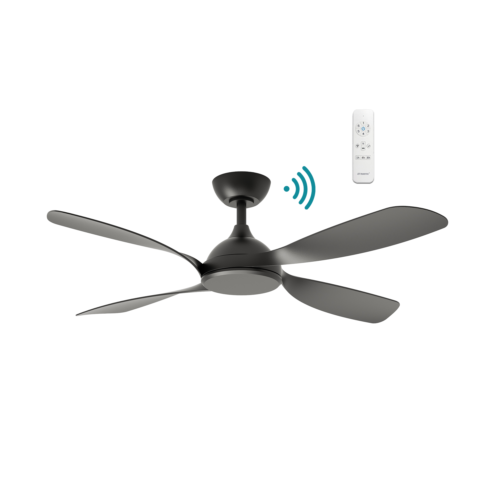 Hampton DC 1320mm 4 ABS Blade WIFI & Remote Control Ceiling Fan