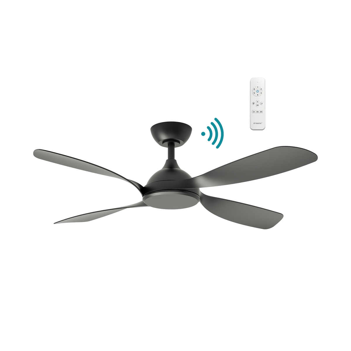 Hampton DC 1320mm 4 ABS Blade WIFI & Remote Control Ceiling Fan