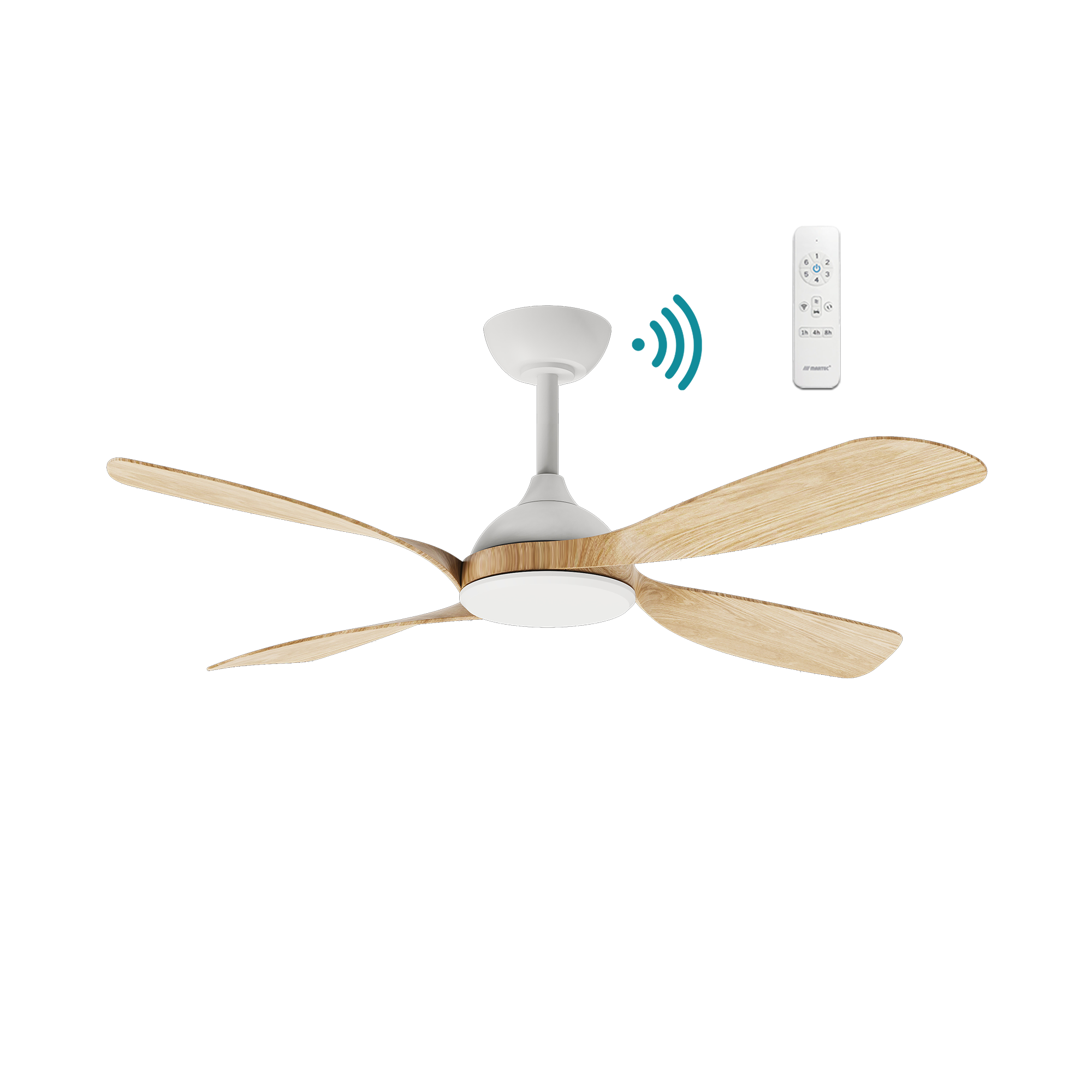 Hampton DC 1320mm 4 ABS Blade WIFI & Remote Control Ceiling Fan