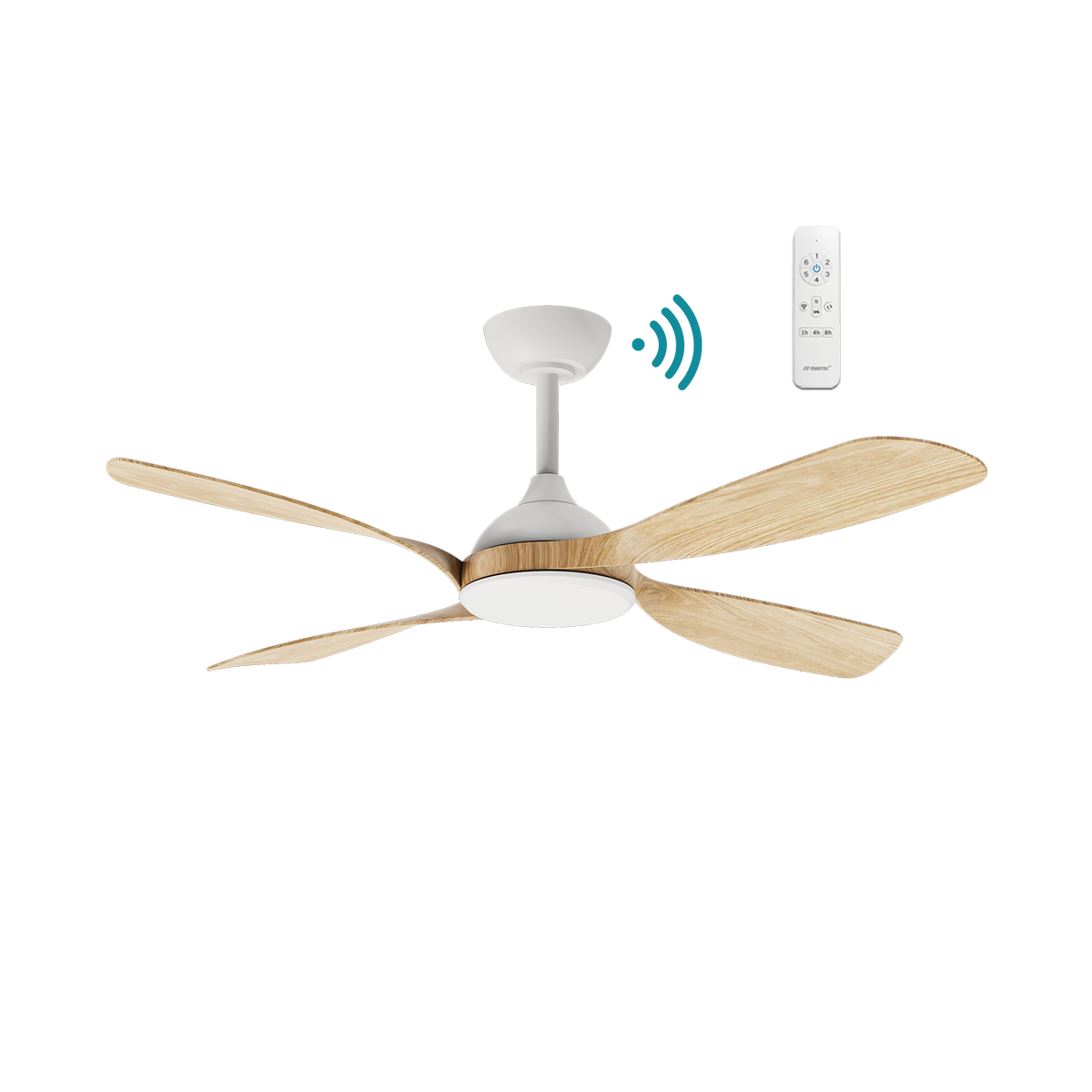 Hampton DC 1320mm 4 ABS Blade WIFI & Remote Control Ceiling Fan