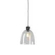 Holly 1 Light 24cm E27 Smoke Glass Pendant