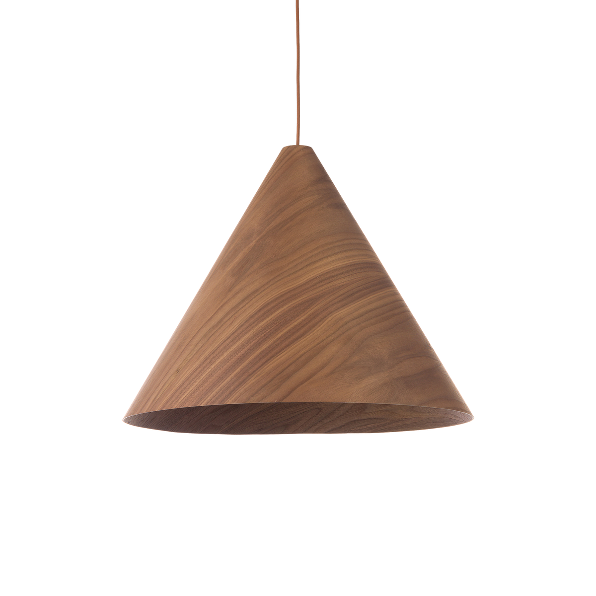 Hugo 1 Light E27 Conical Pendant