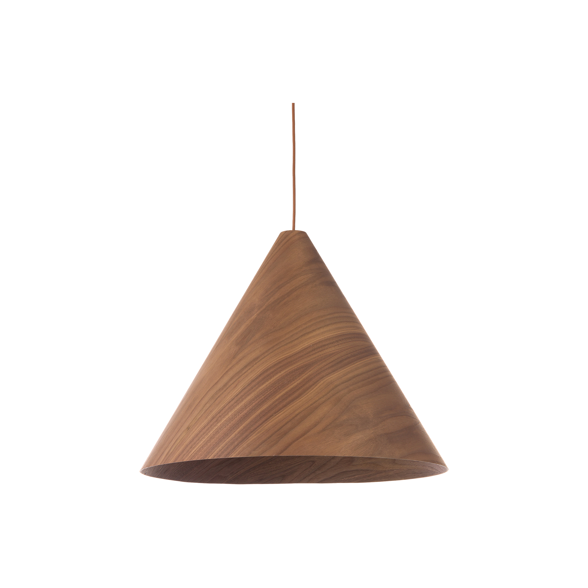 Hugo 1 Light E27 Conical Pendant