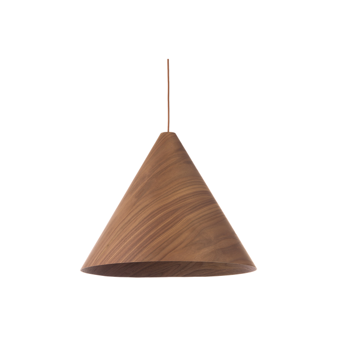 Hugo 1 Light E27 Conical Pendant
