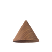 Hugo 1 Light E27 Conical Pendant