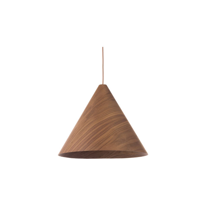 Hugo 1 Light E27 Conical Pendant