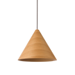 Hugo 1 Light E27 Conical Pendant