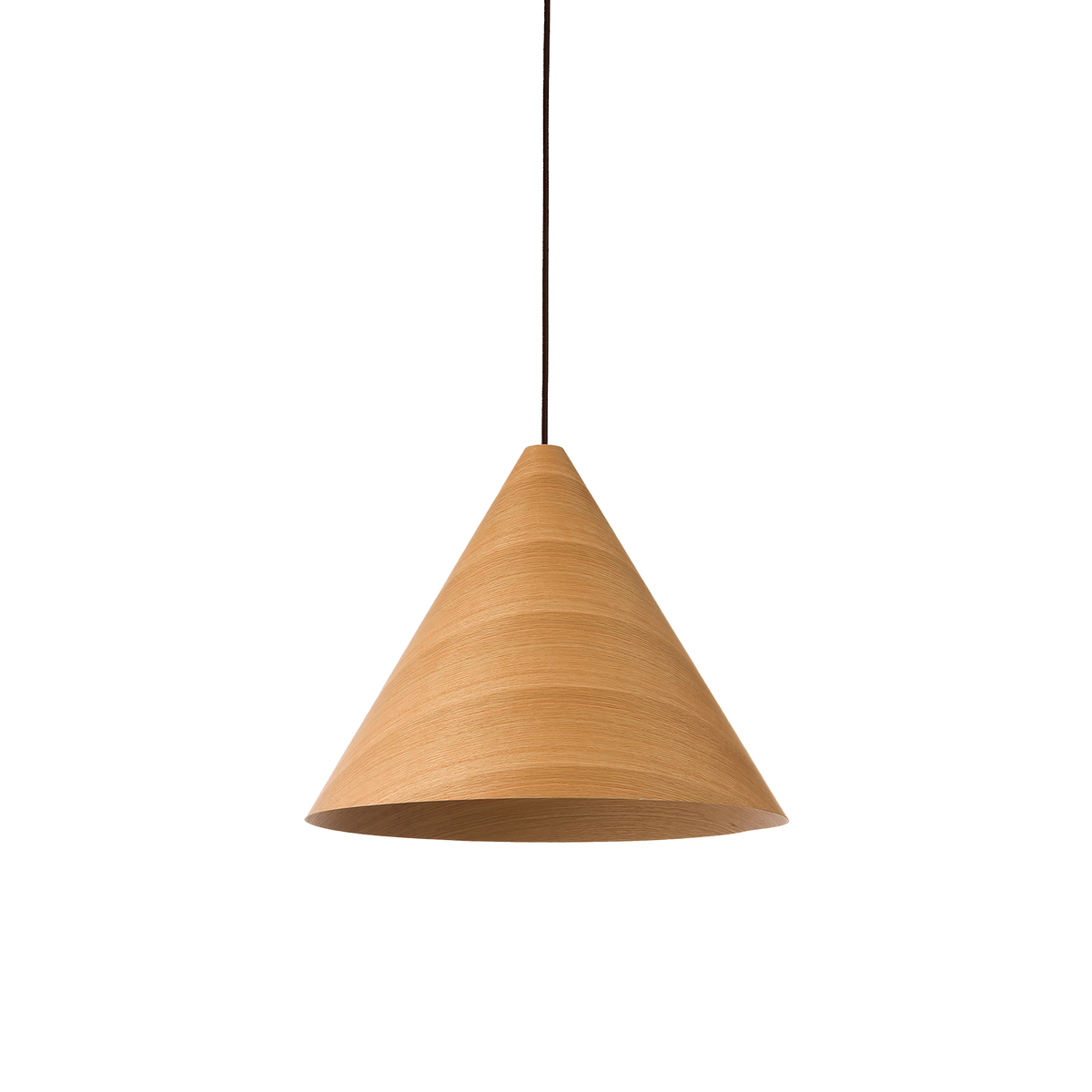 Hugo 1 Light E27 Conical Pendant