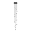 Comareira Hanging Light 40X 1.8W LED Tri-Colour Nickel Nero