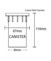 Thumbnail for IGGL-WITH-CANISTER IGGL Dimensions