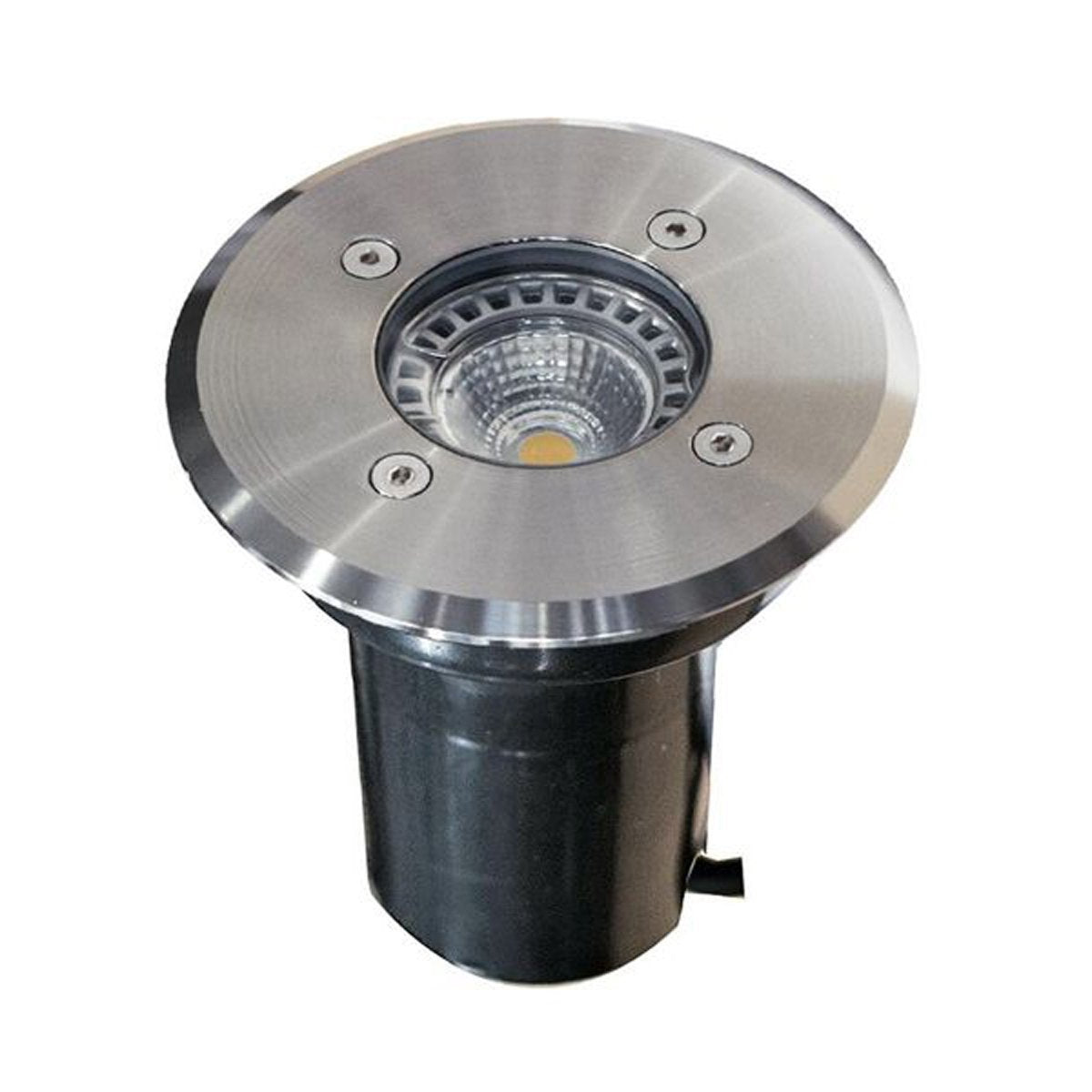 IP67 120mm Faceplate GU10 Recessed Round In-Ground Up Light in 316 Stainless Steel