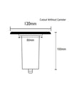 GU10 Inground Up Light (Square / 316 Stainless Steel Faceplate) IP67