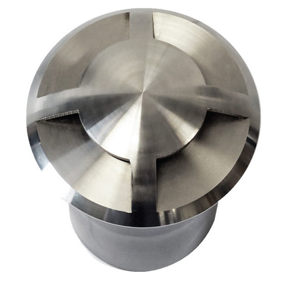 IP67 87mm Faceplate MR16 12v Recessed 4-way Round In-Ground Up Light in 316 Stainless Steel