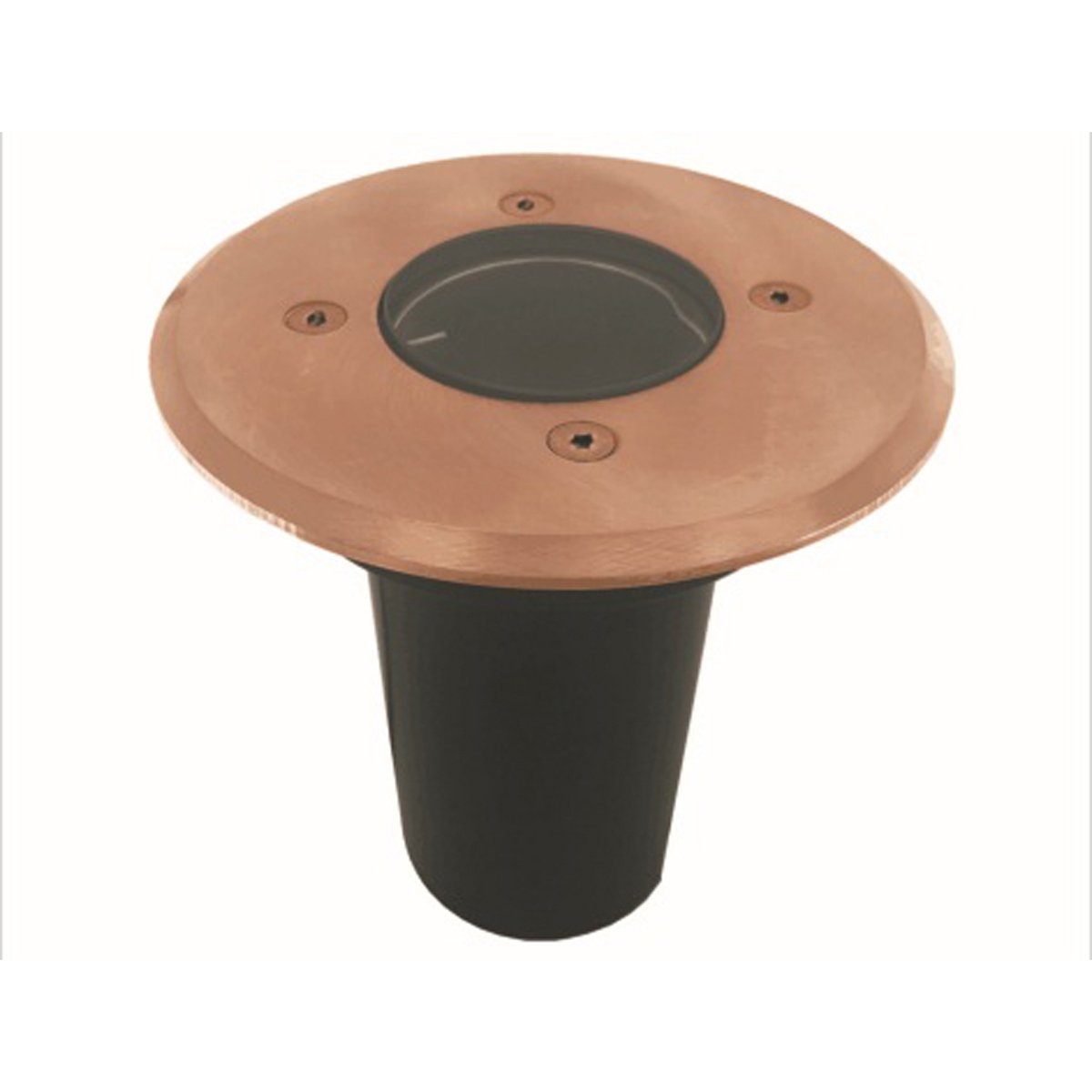 IP67 120mm Faceplate MR16 12v Recessed Round In-Ground Up Light in Copper