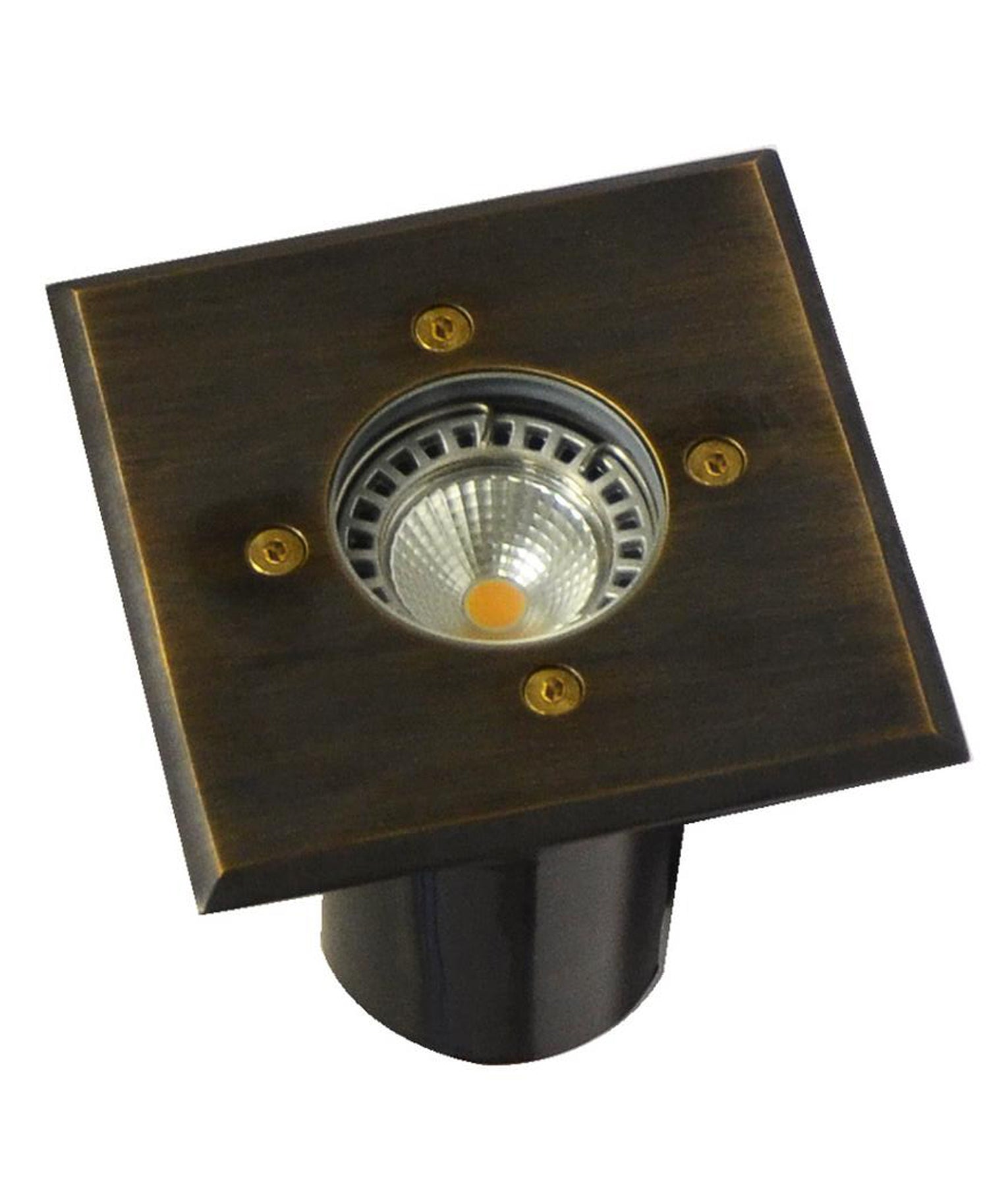 MR16 Inground Up Lights IP67 (Square / Solid Brass Faceplate)