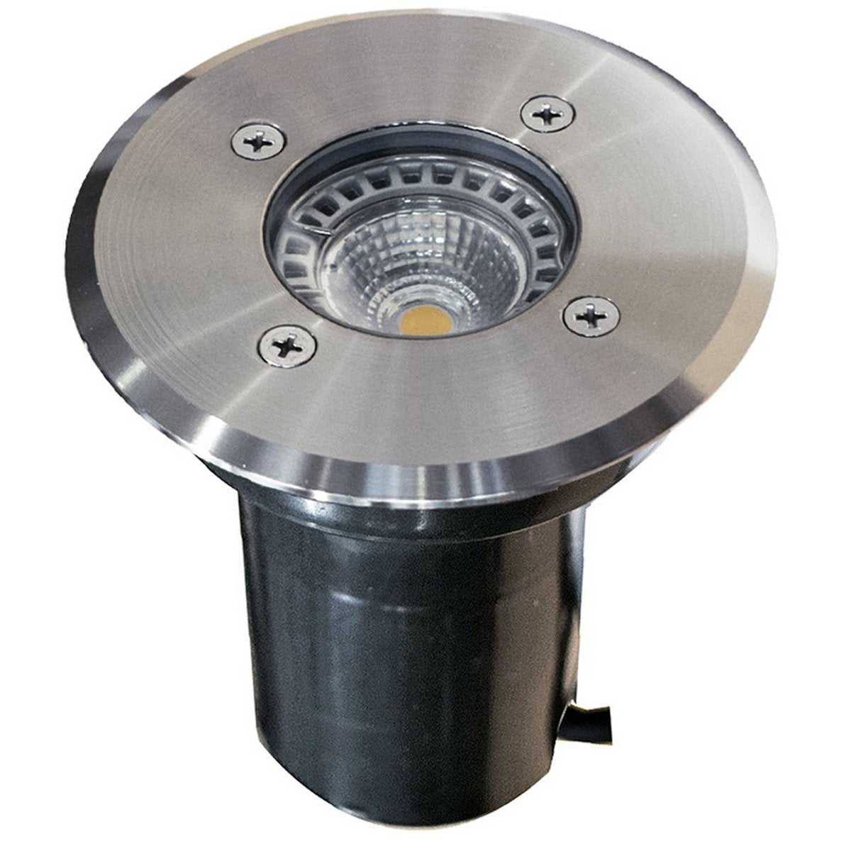 IP67 120mm Face plate MR16 12v Recessed Round In-Ground Up Light in 316 Stainless Steel