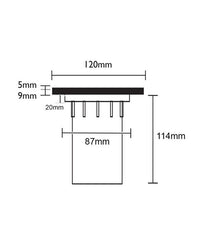 Thumbnail for MR16 Inground Up Light IP67 (Round / 316 Stainless Steel Faceplate)