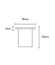 MR16 Grilled Inground Up Light IP67 (Small Faceplate)