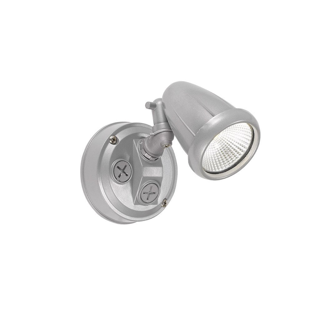 Illume 10 Watt Single Exterior Spot Light in Silver