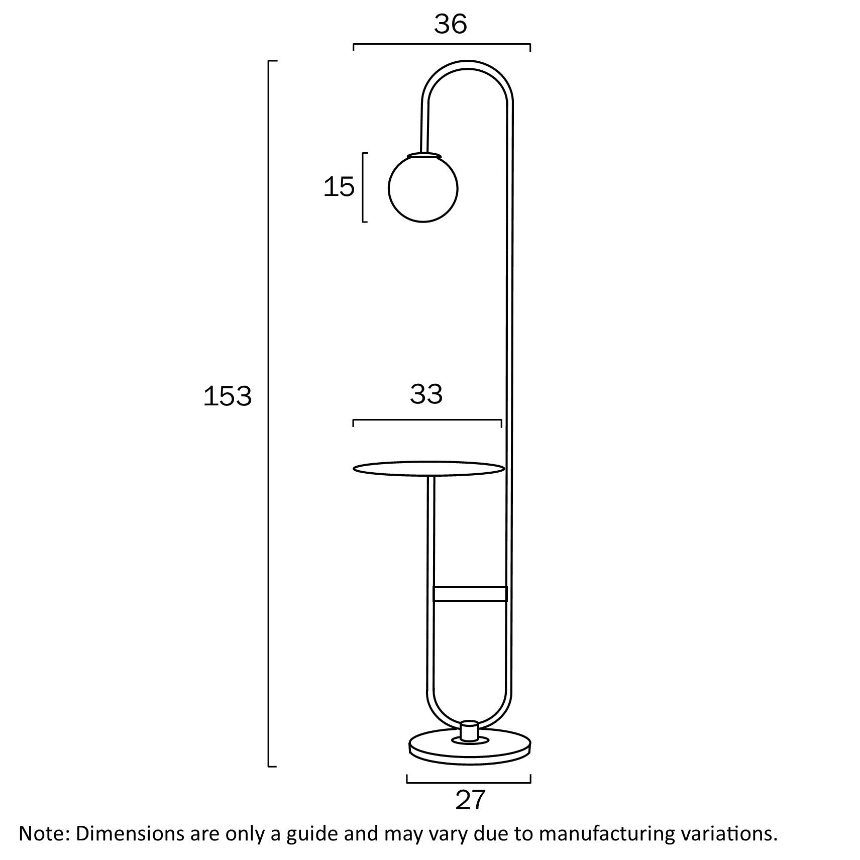 Inez Antique Gold & Black Marble Floor Lamp with Opal Glass