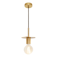Thumbnail for Inka 1 Light Pendant Gold