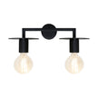 Inka 2 Light Wall Light Black