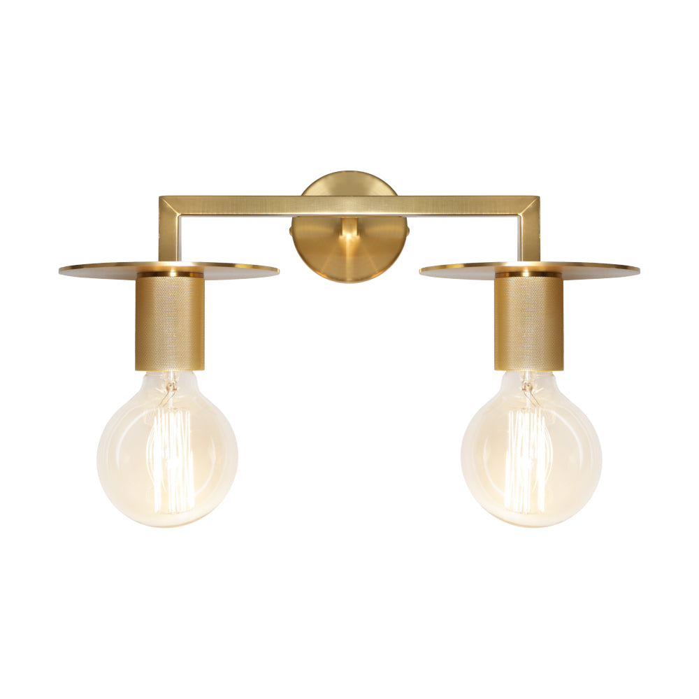 Inka 2 Light Wall Light Gold