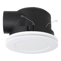Thumbnail for Samba Exhaust Fan/Light Round 10W LED Tri-Colour White