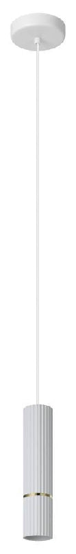 Caminia White & Brass Matt 1 Light 5W GU10 3CCT Pendant