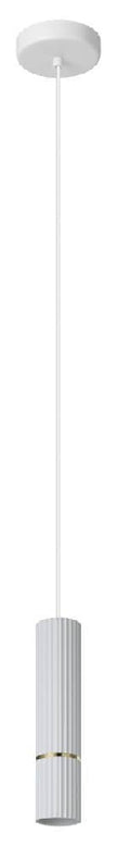 Caminia White & Brass Matt 1 Light 5W GU10 3CCT Pendant