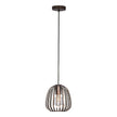 Espinal Bronze 1 Light E27 Pendant - Small