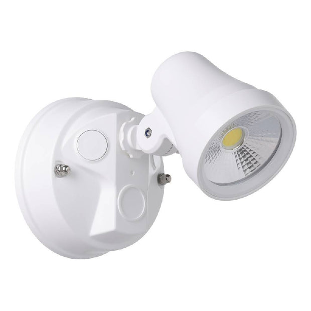 Coastguard White 1 x 15W CCT IP65 Exterior Spot