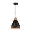 Illusion 200 Small Black 1 Light Pendant - P1233ILL20BLK