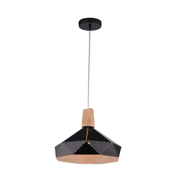Illusion 300 Large Black 1 Light Pendant - P1235ILL30BLK