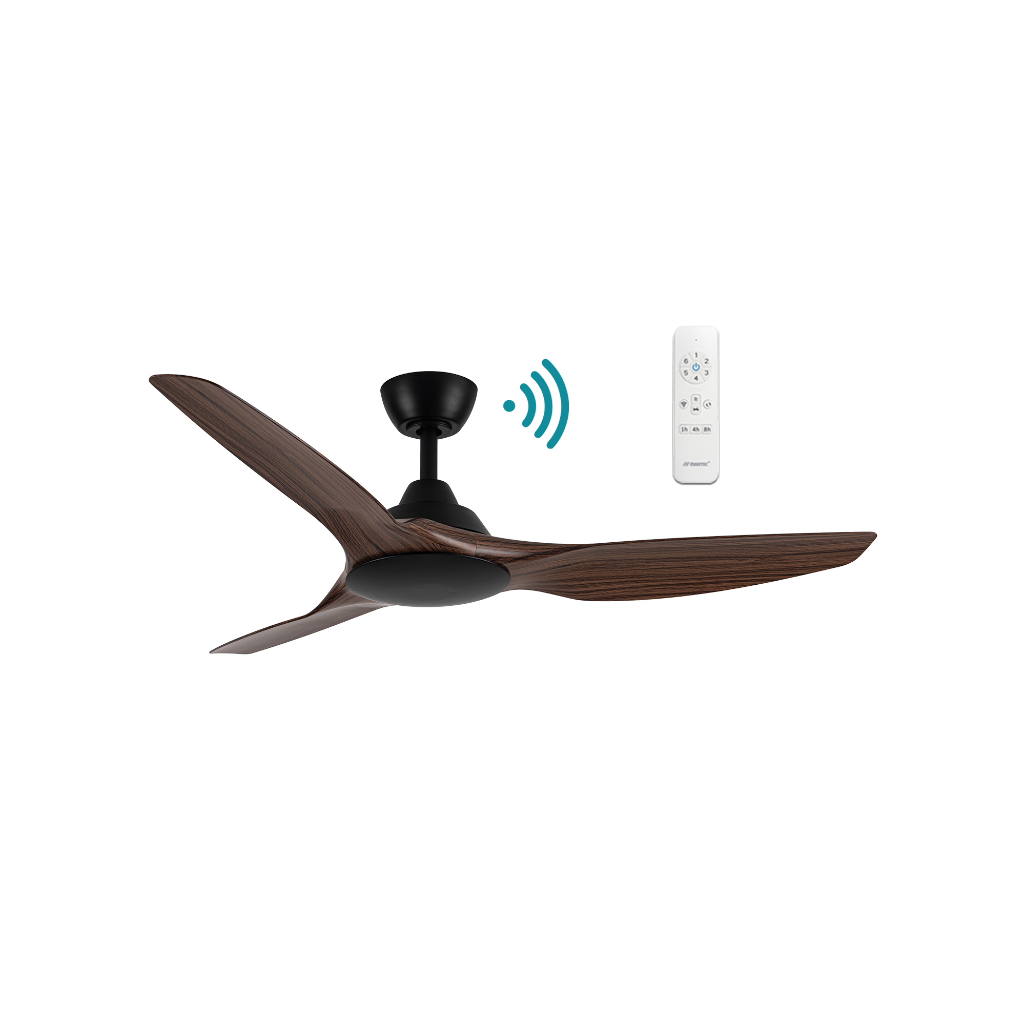 Impact DC 1320mm 3 ABS Blade WIFI & Remote Control Ceiling Fan