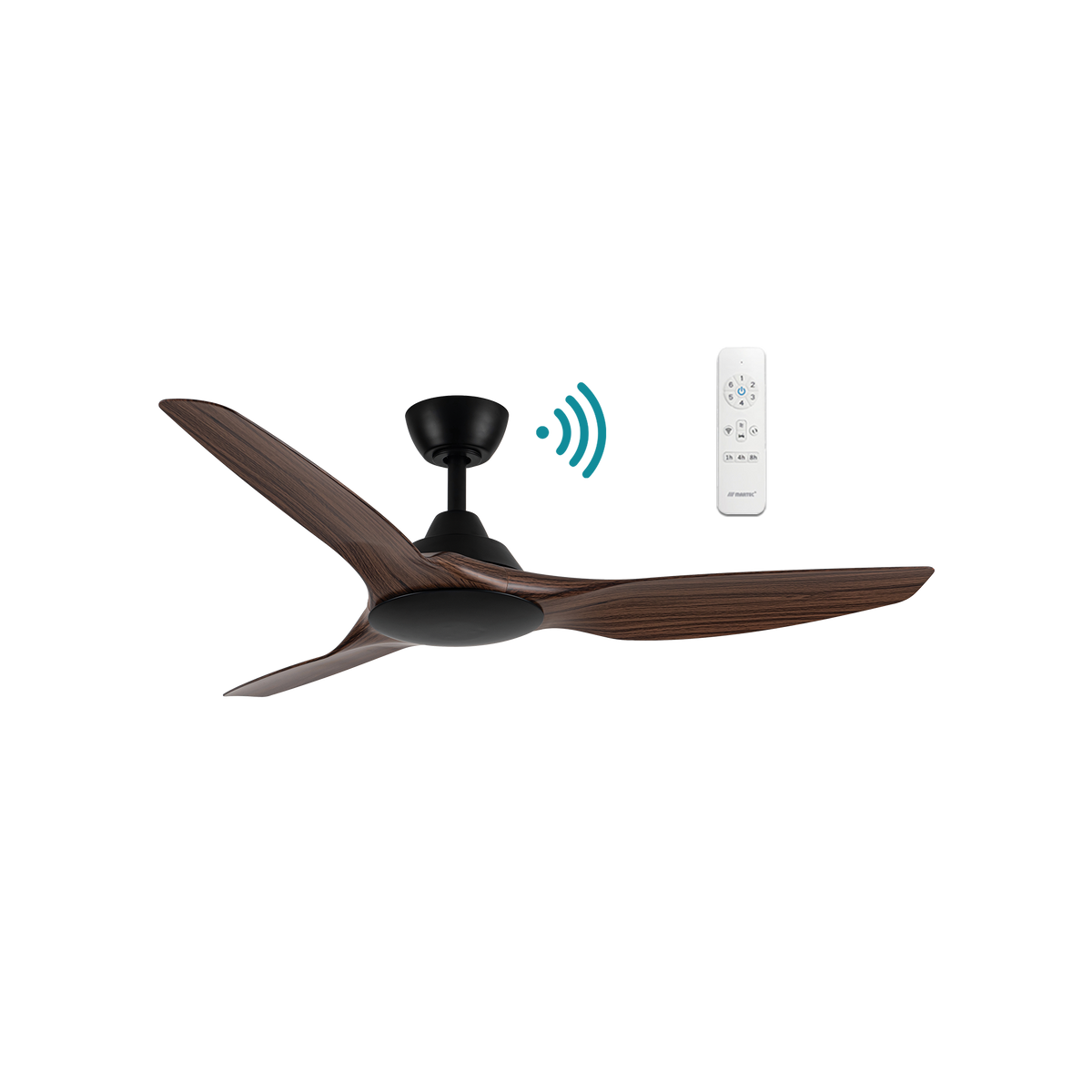 Impact DC 1320mm 3 ABS Blade WIFI & Remote Control Ceiling Fan