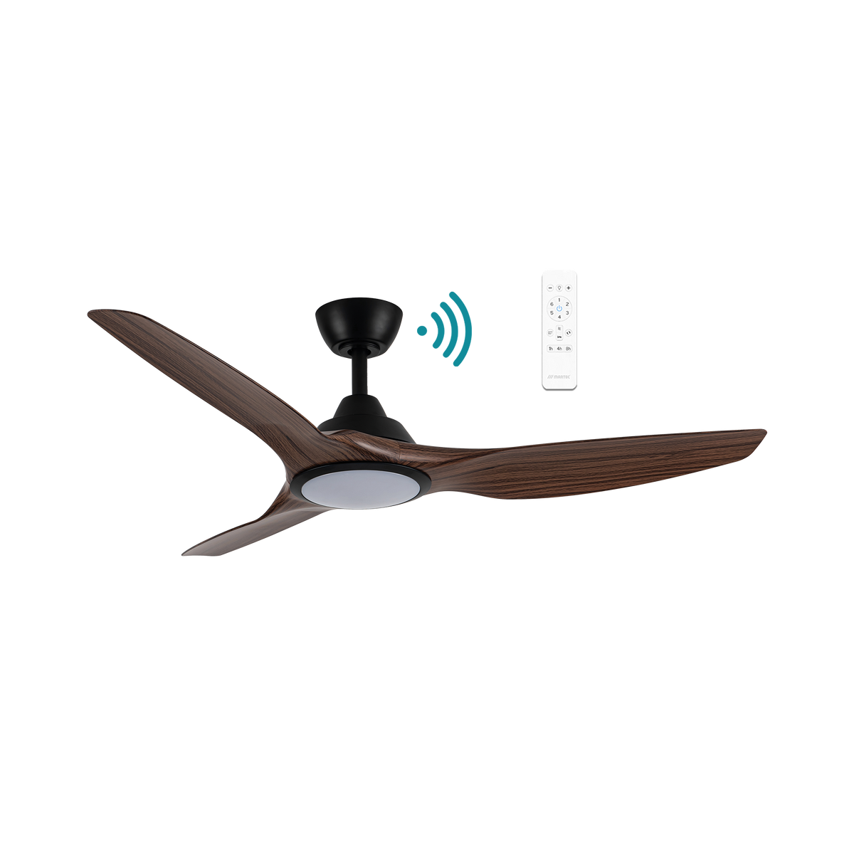Impact DC 1320mm 3 ABS Blade WIFI & Remote Control Ceiling Fan