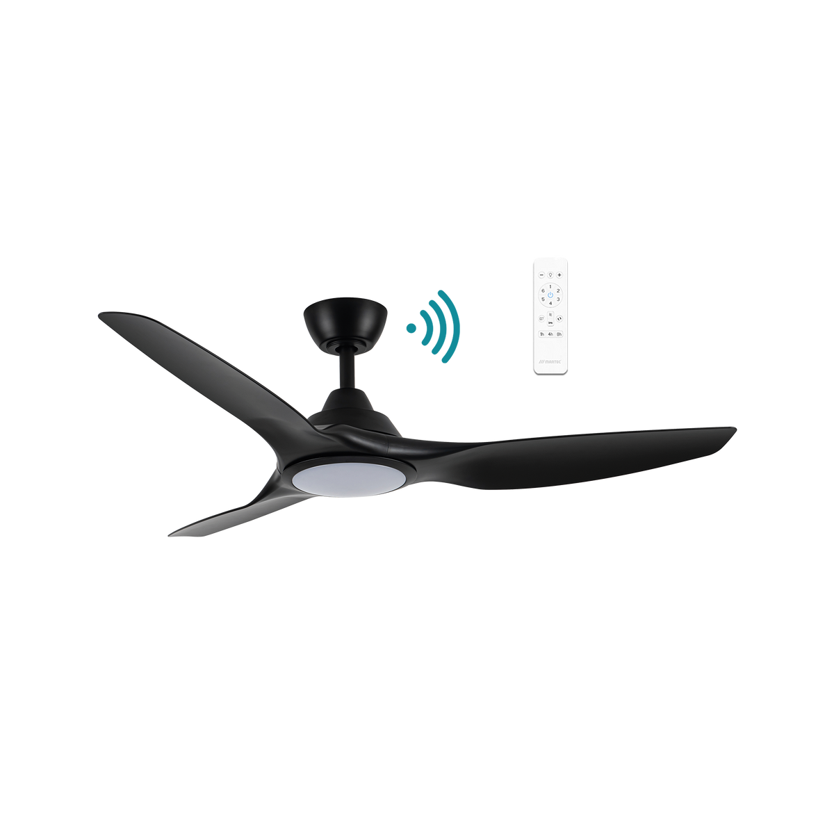 Impact DC 1320mm 3 ABS Blade WIFI & Remote Control Ceiling Fan