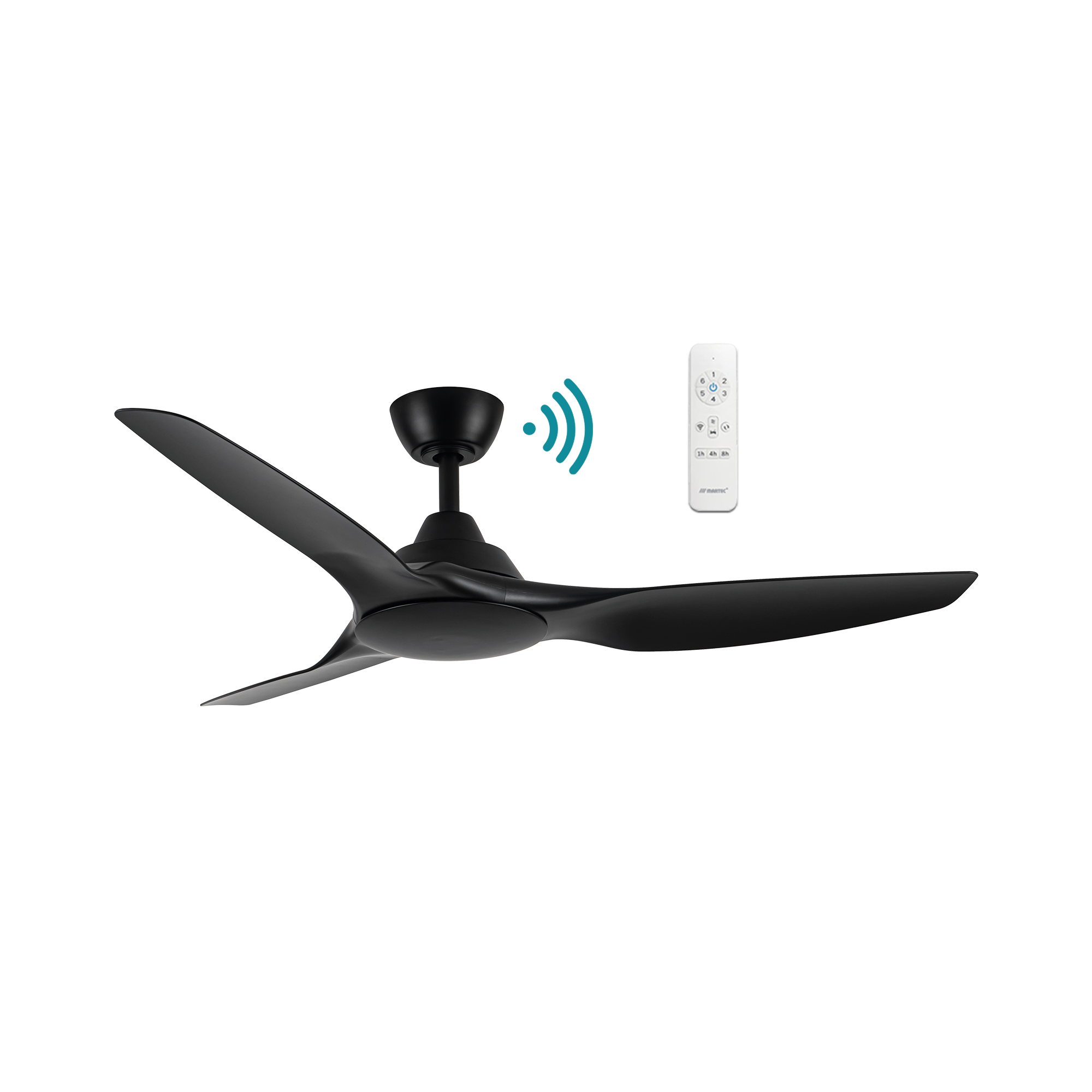 Impact DC 1320mm 3 ABS Blade WIFI & Remote Control Ceiling Fan