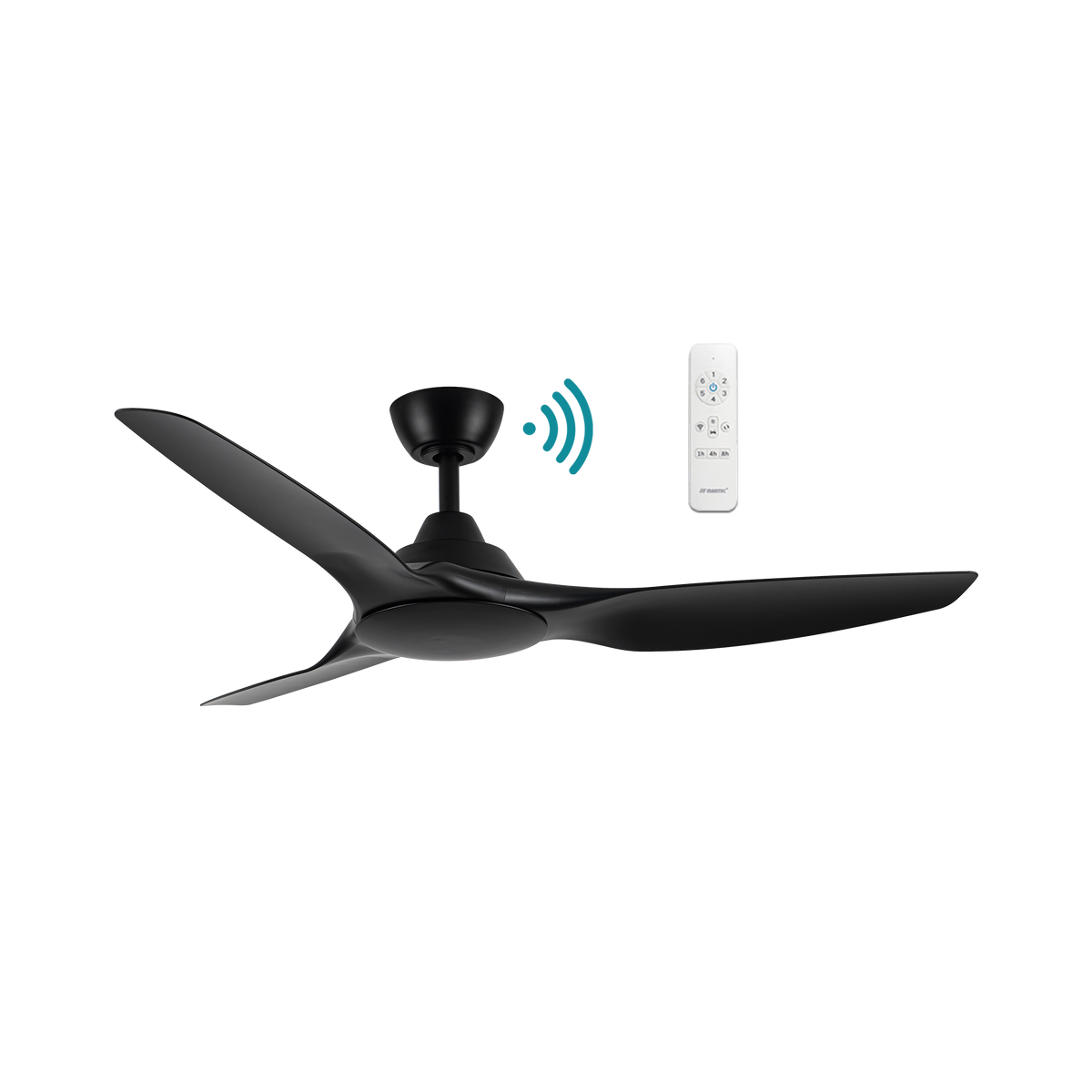 Impact DC 1320mm 3 ABS Blade WIFI & Remote Control Ceiling Fan