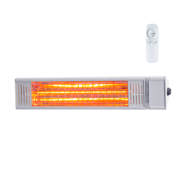 Infrastrip 2200W Halogen Remote Control IP65 Exterior Heater White