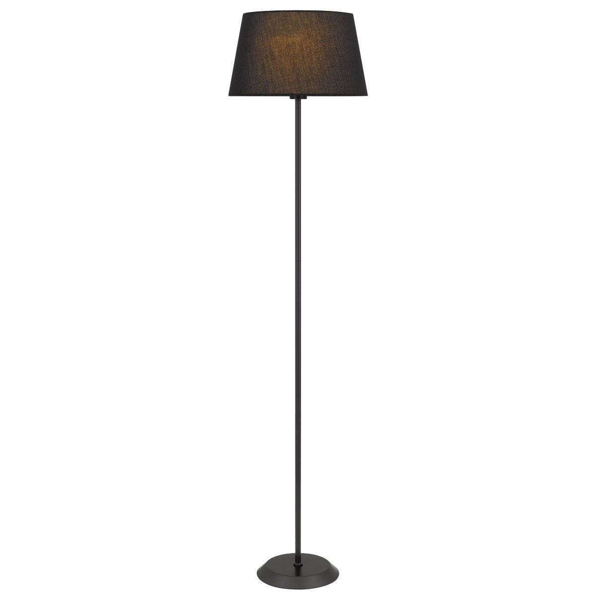 Jaxon Floor Lamp in Black with Black Shade