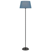 Thumbnail for Jaxon Floor Lamp in Black with Blue Shade