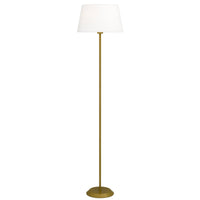 Thumbnail for Jaxon Floor Lamp in Gold with Ivory Shade