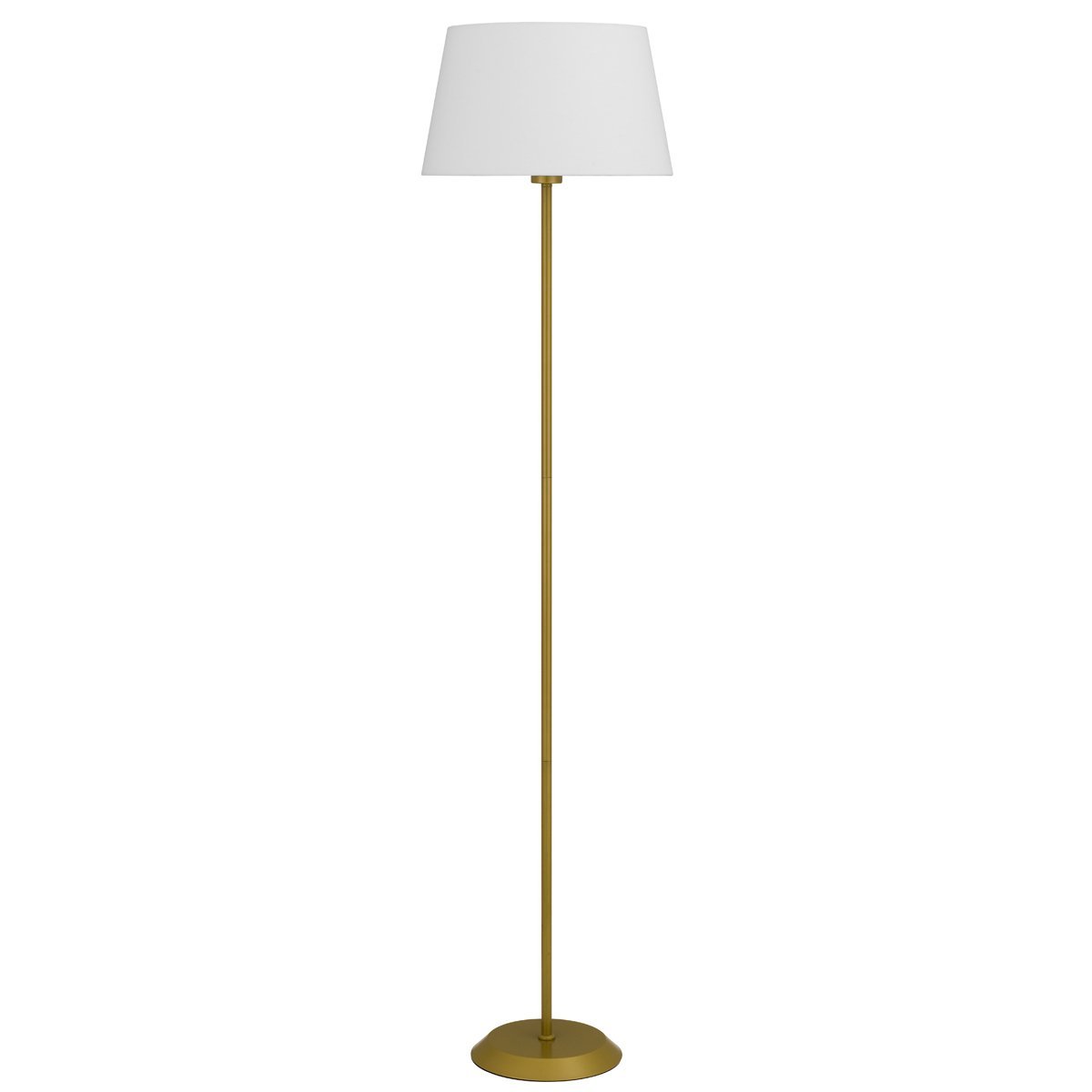 Jaxon Floor Lamp in Gold with Ivory Shade