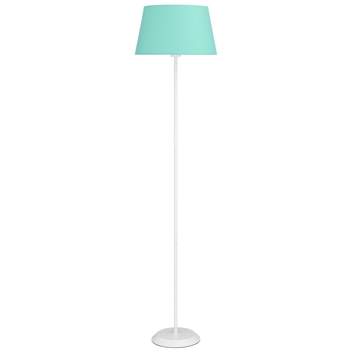 Jaxon Floor Lamp in White with Green Shade