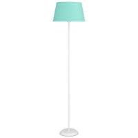 Thumbnail for Jaxon Floor Lamp in White with Green Shade