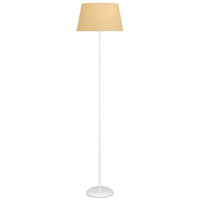 Thumbnail for Jaxon Floor Lamp in White with Wheat Shade