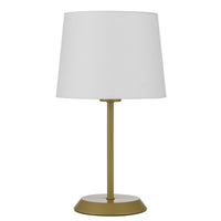 Thumbnail for Jaxon Table Lamp in Gold with Ivory Shade