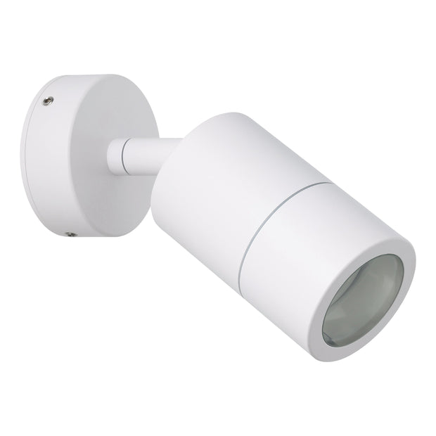 FREMANTLE EXTERIOR WALL LIGHT 1X5W LED TRI-COL WHITE ADJUSTABLE 